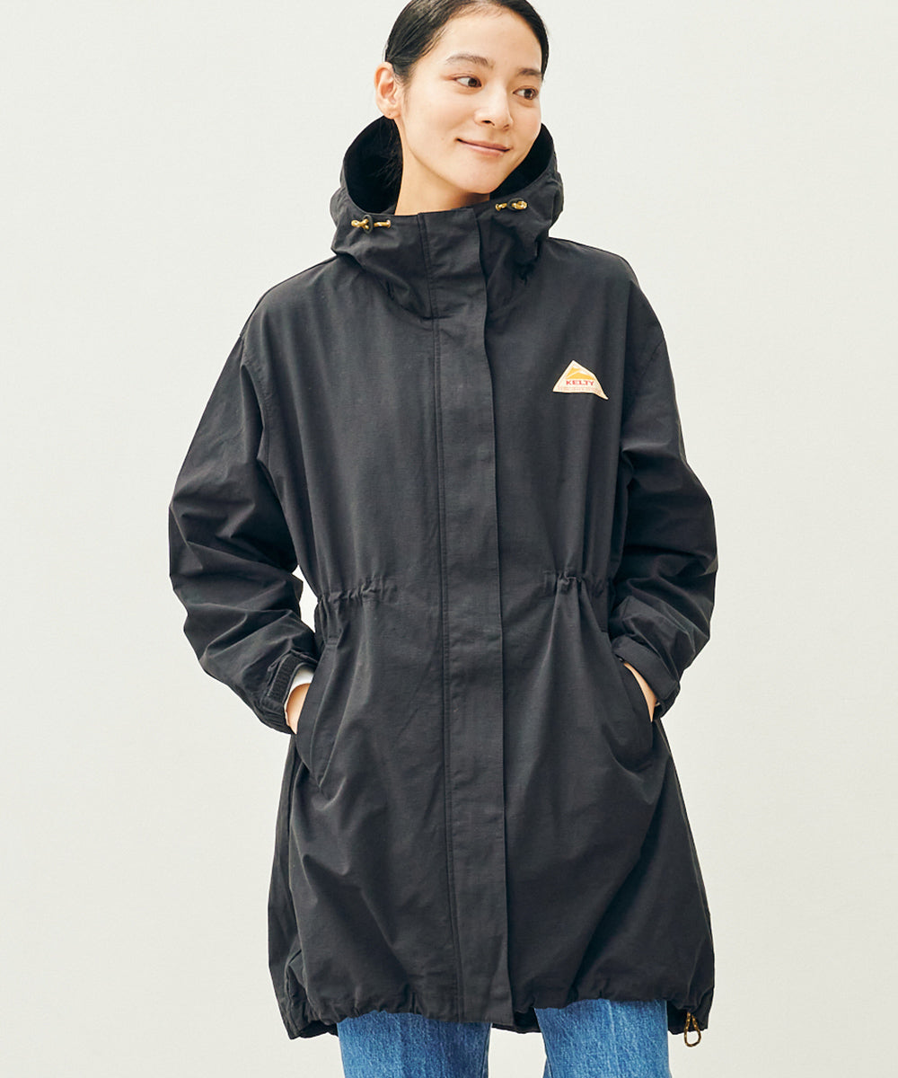未使用に近い/現行モデル イサムカタヤマ ケーブルニット コート XL相当 黒 KELTY APPAREL公式】撥水3WAYロング ザパタ ジャケット