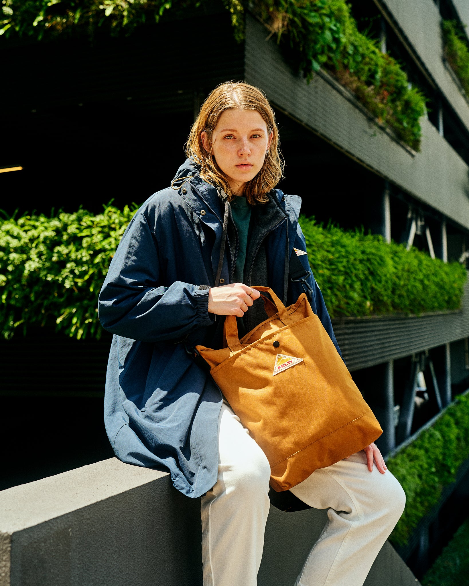 KELTY公式】 ES SHOULDER ZIP TOTE / ES ショルダージップトート