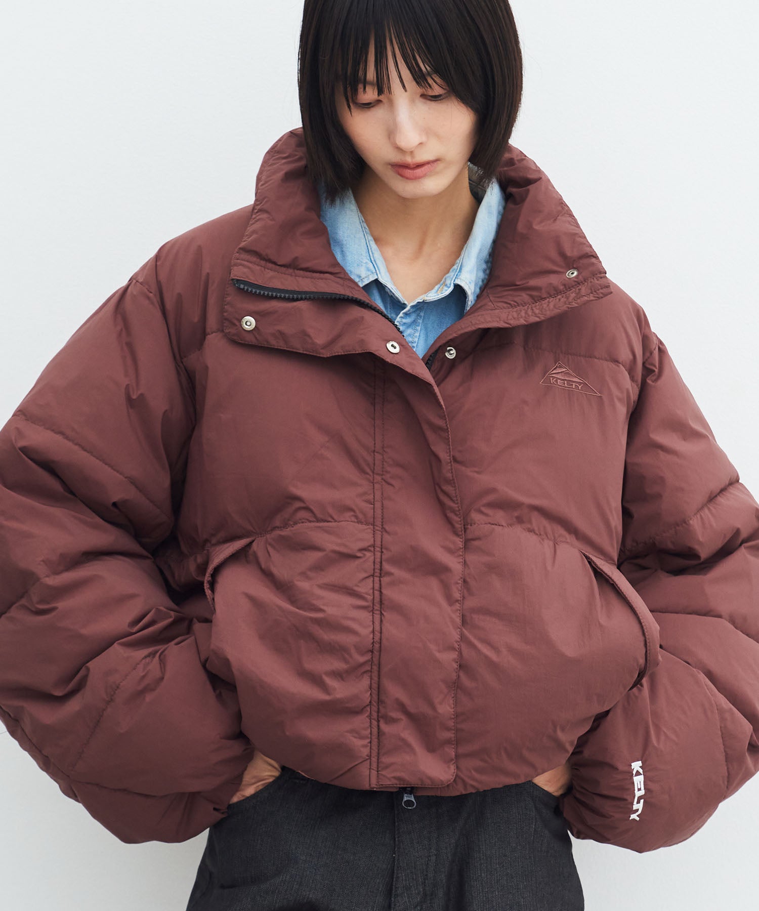 KELTY APPAREL公式】撥水インサレーション クロップドジャケット
