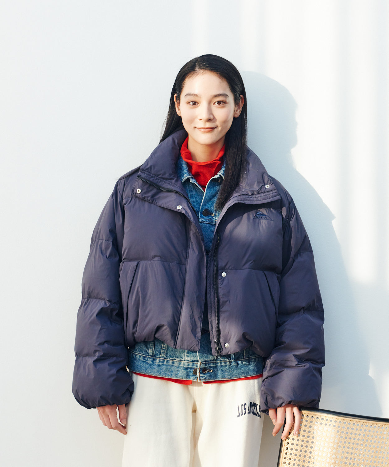 Karin 刺繍入り ウエスタン クロップドジャケット KELTY APPAREL公式】撥水インサレーション クロップドジャケット