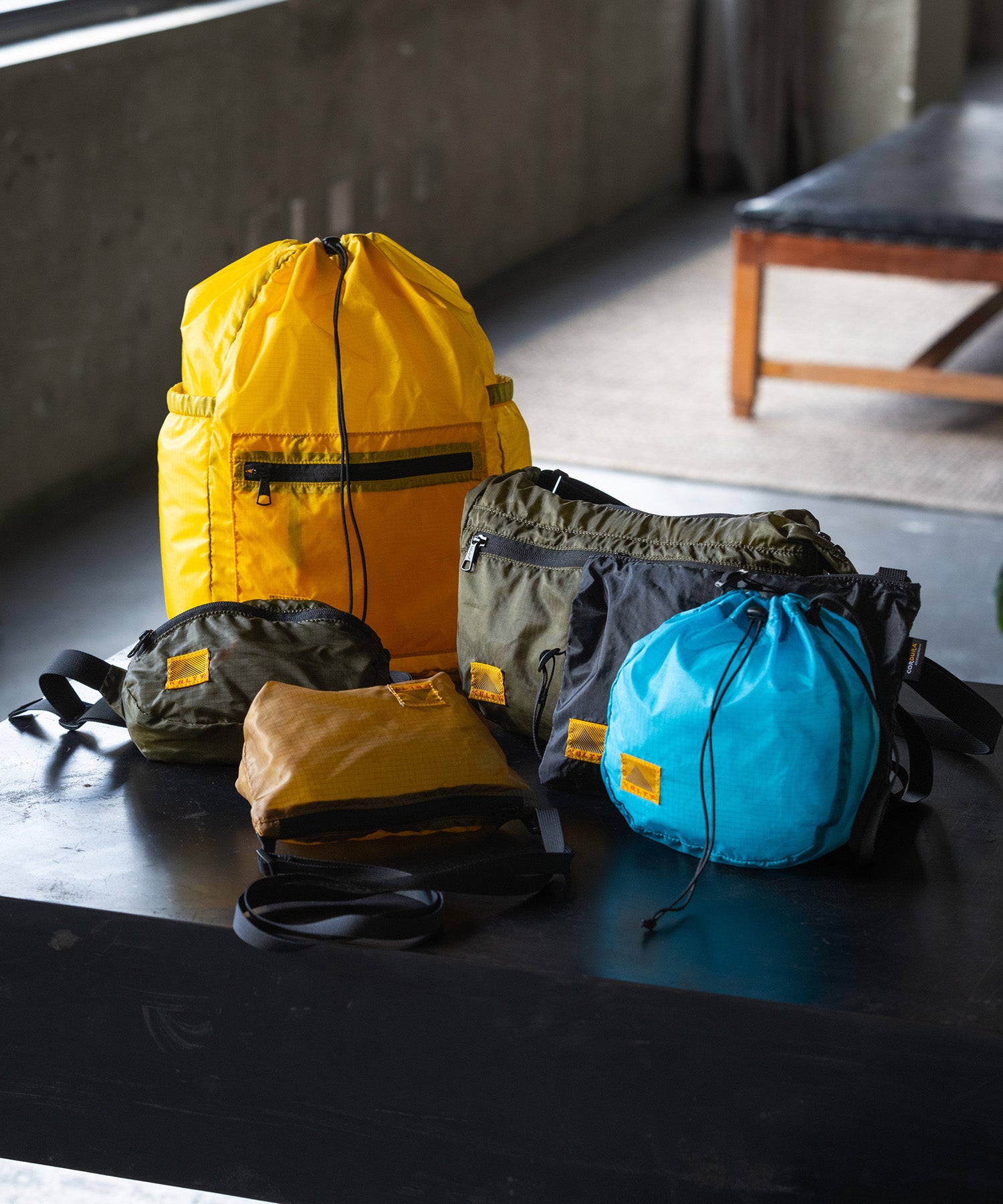 KELTY公式】AIRY KINCHAKU DAYPACK / エアリーキンチャクデイパック